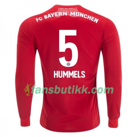Fotballdrakt FC Bayern München Mats Hummels 5 Hjemmetrøye 2019-2020 Langermet